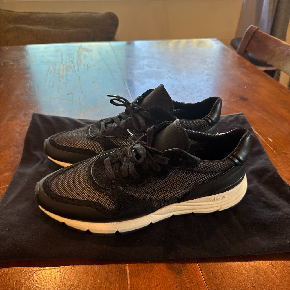 ETQ Amsterdam LT 01 Vibram Sole Black Mesh Sneakers Mens 10.5